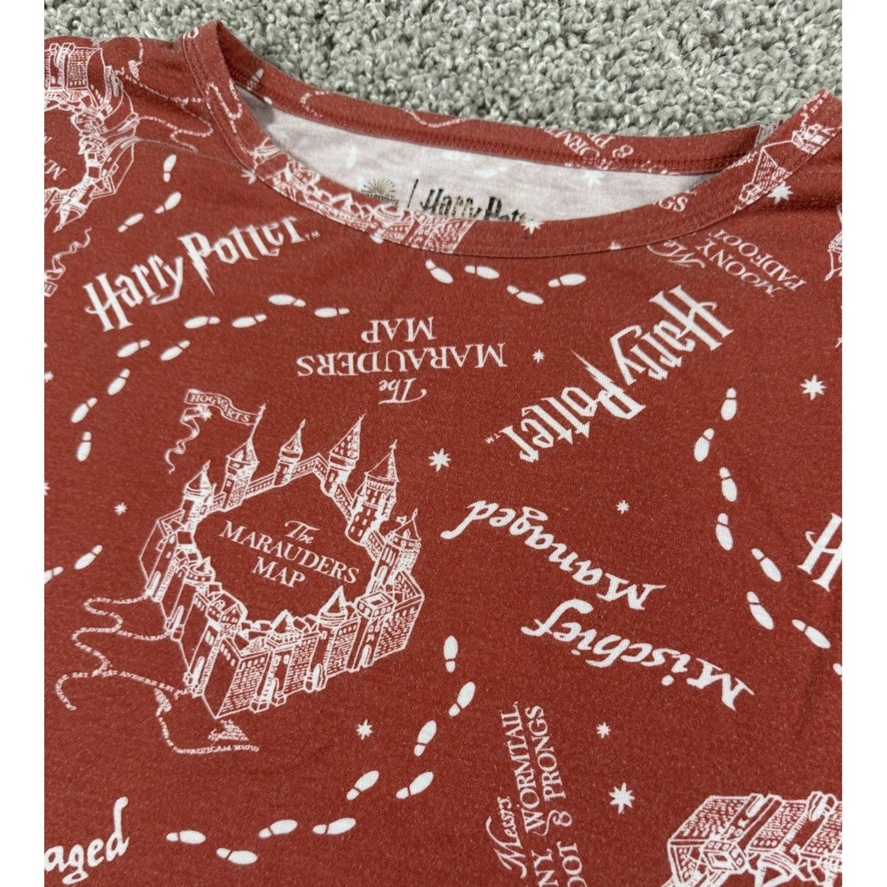 Wizarding World Of Harry Potter Marauders Map Kids T-Shirt Girls Large 12‎ 14